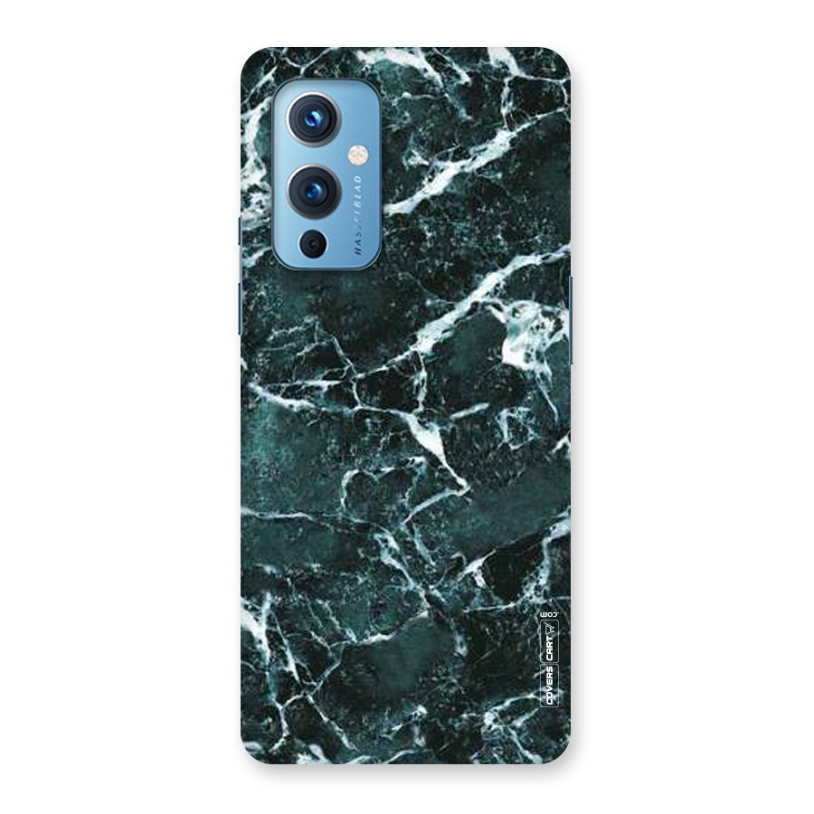 Dark Green Marble Back Case for OnePlus 9