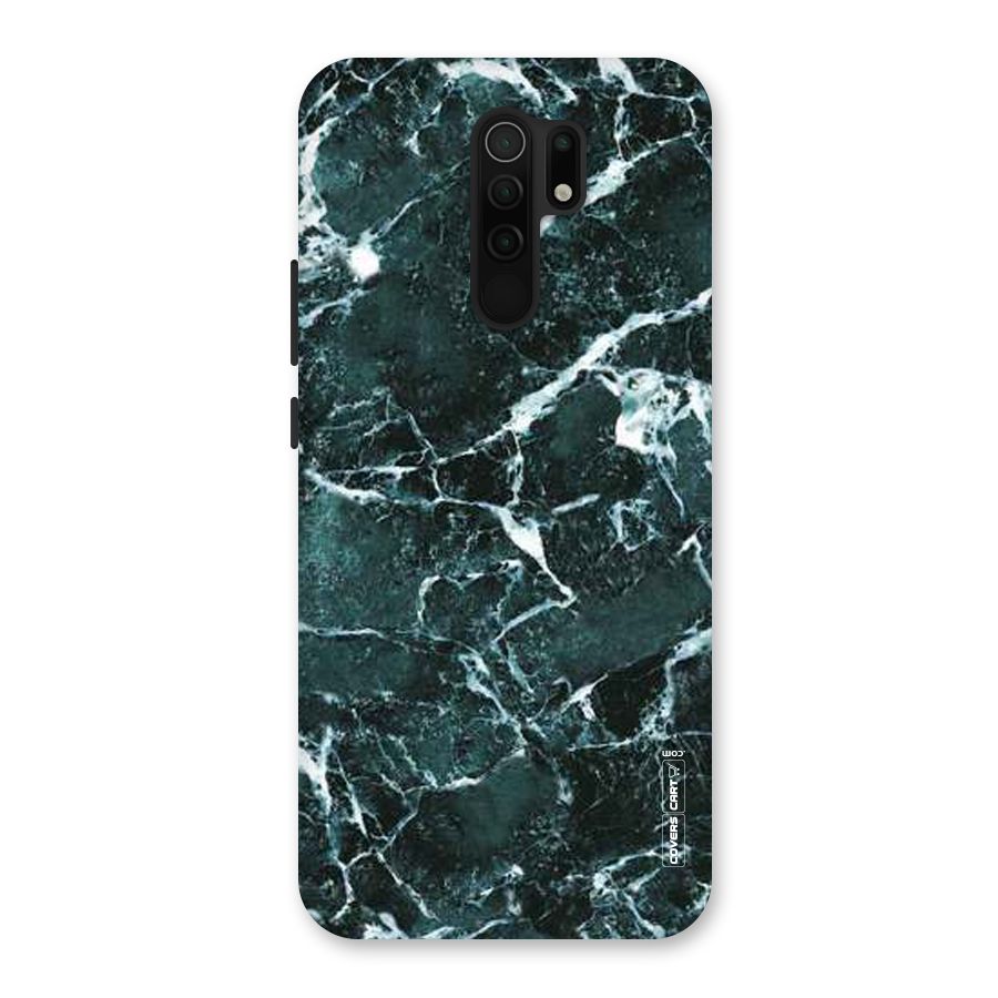 Dark Green Marble Back Case for Redmi 9 Prime