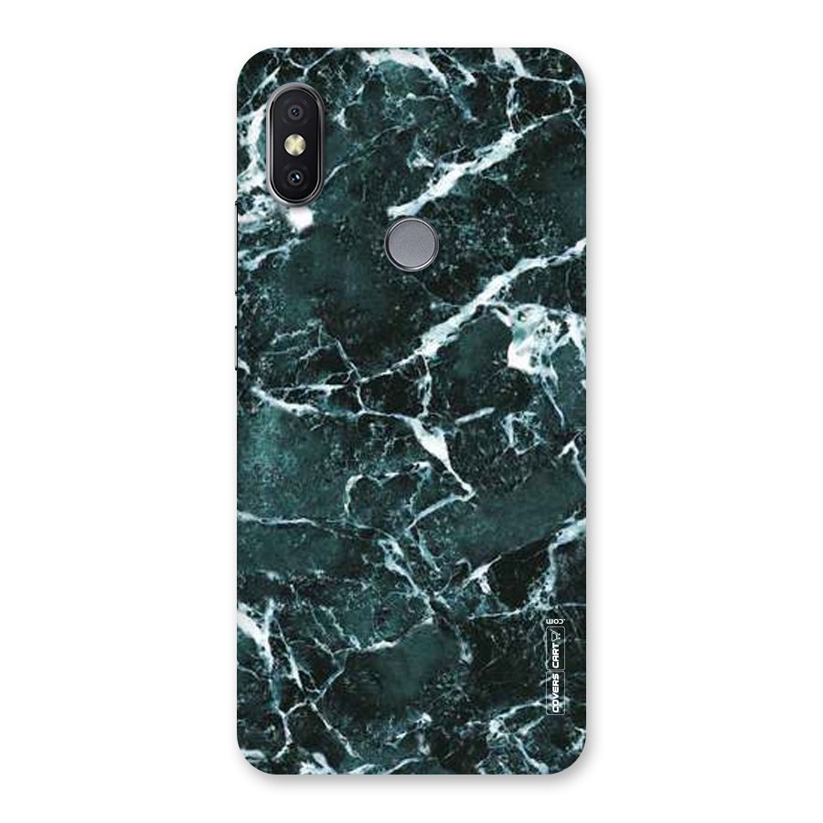Dark Green Marble Back Case for Redmi Y2