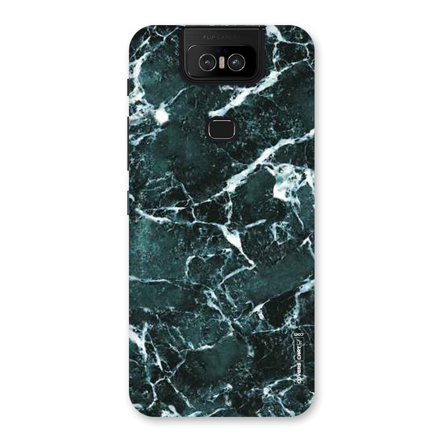 Dark Green Marble Back Case for Zenfone 6z