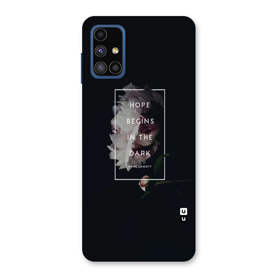 Dark Hope Back Case for Galaxy M51