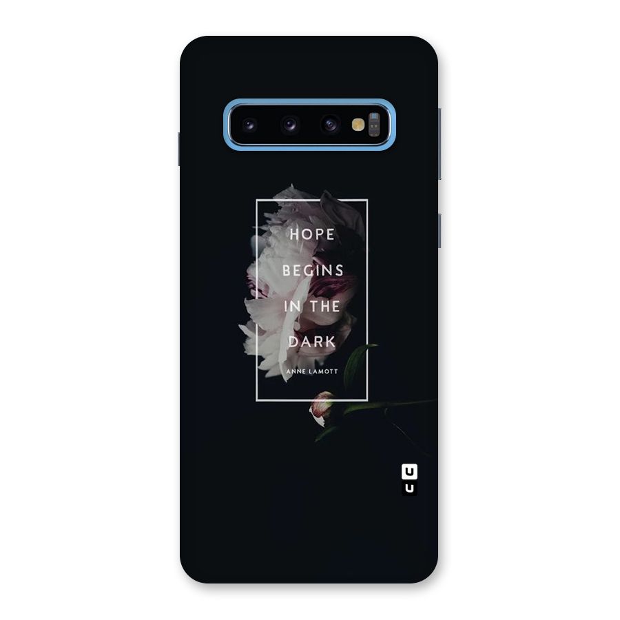 Dark Hope Back Case for Galaxy S10
