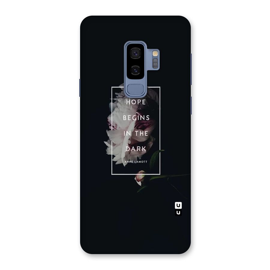 Dark Hope Back Case for Galaxy S9 Plus