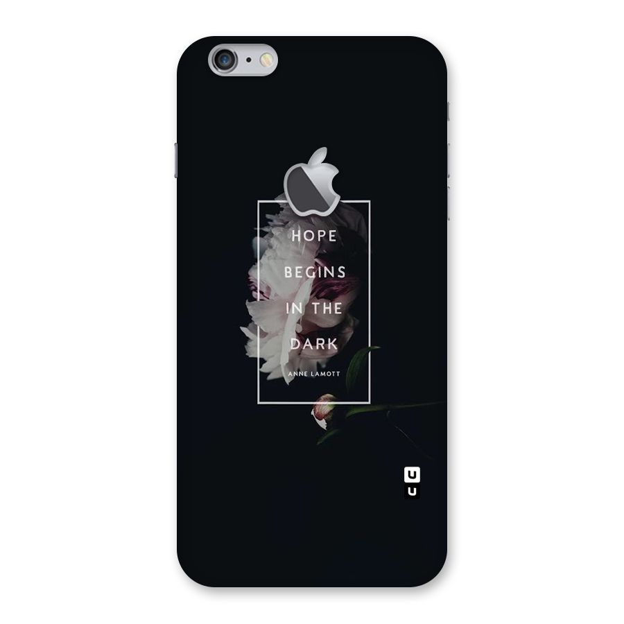 Dark Hope Back Case for iPhone 6 Plus 6S Plus Logo Cut