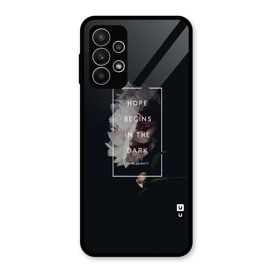 Dark Hope Glass Back Case for Galaxy A23