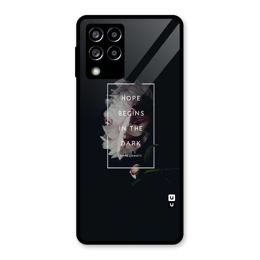 Dark Hope Glass Back Case for Galaxy M53 5G