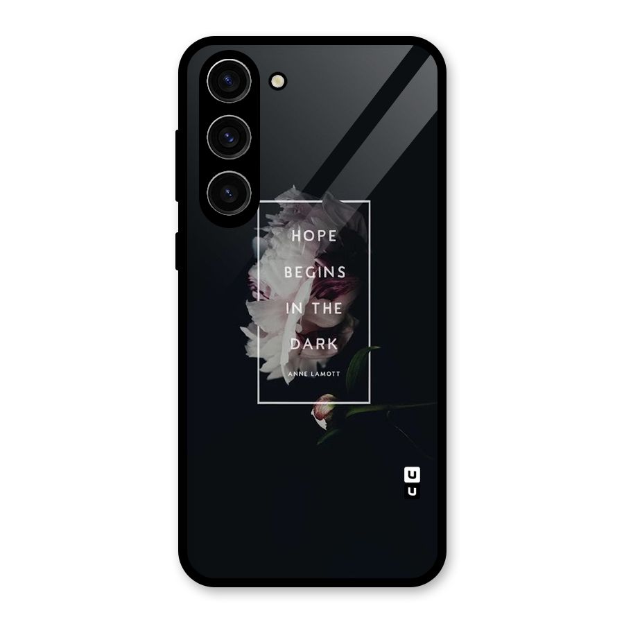 Dark Hope Glass Back Case for Galaxy S23 Plus