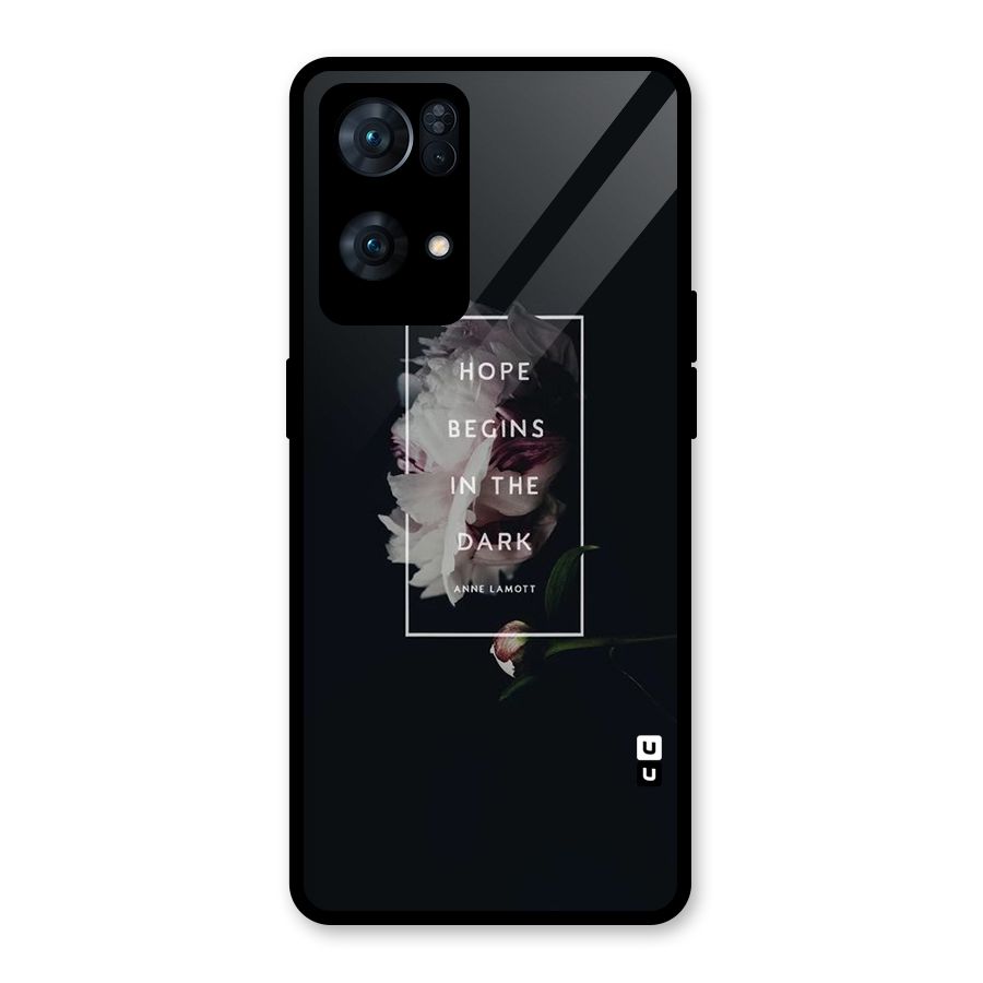 Dark Hope Glass Back Case for Oppo Reno7 Pro 5G