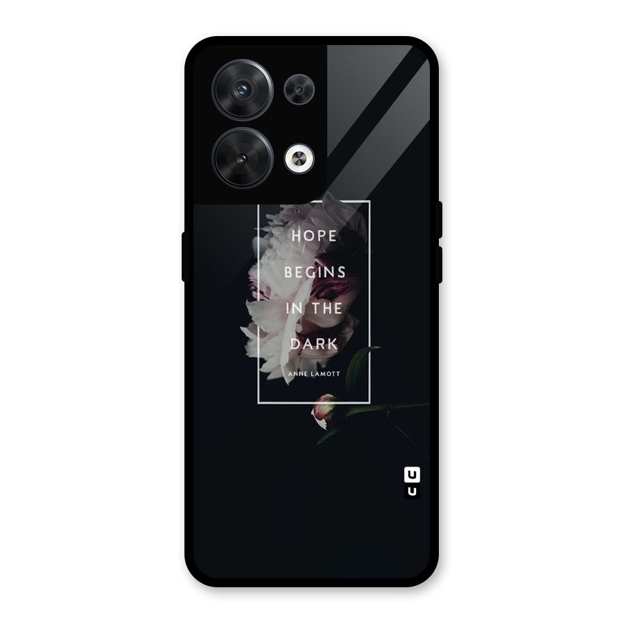 Dark Hope Glass Back Case for Oppo Reno8 5G