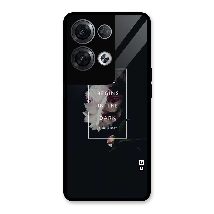 Dark Hope Glass Back Case for Oppo Reno8 Pro 5G