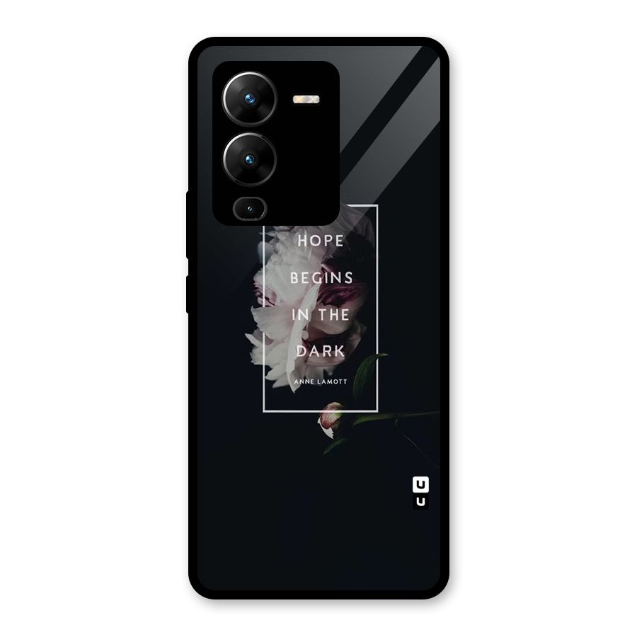 Dark Hope Glass Back Case for Vivo V25 Pro
