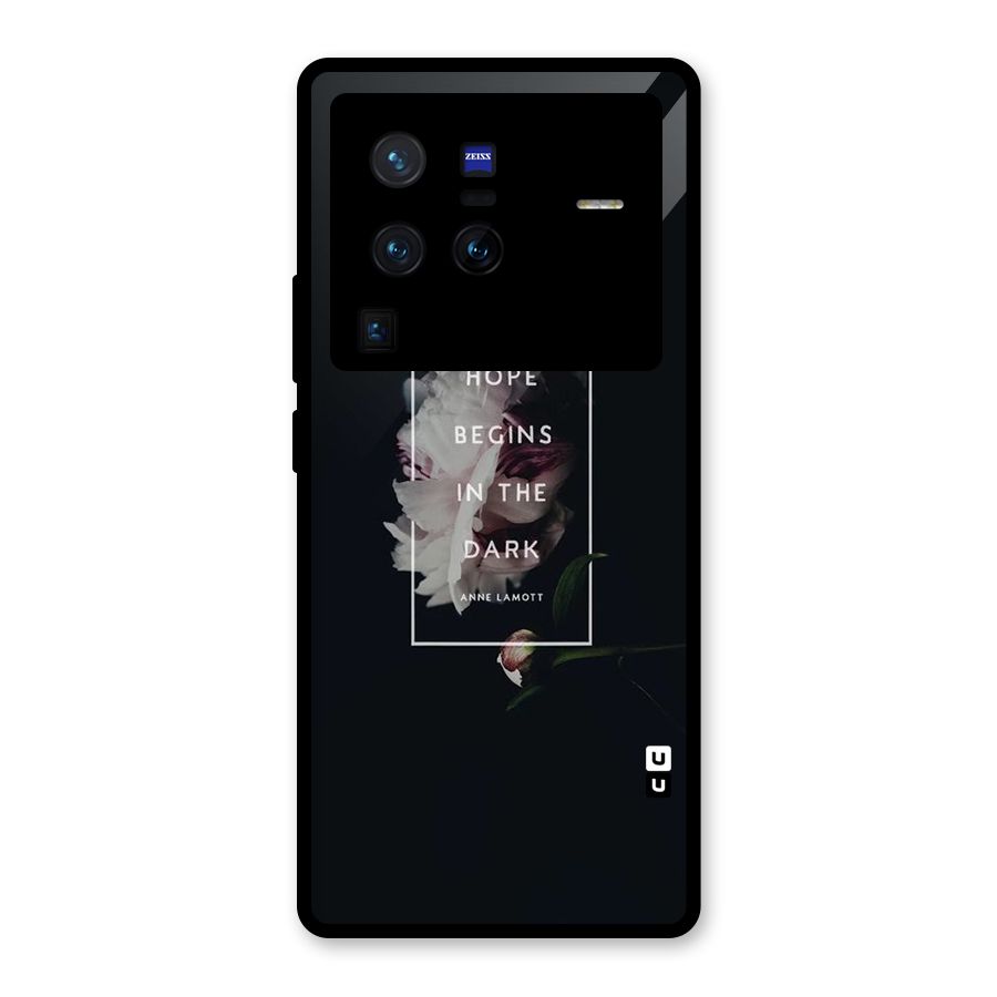 Dark Hope Glass Back Case for Vivo X80 Pro