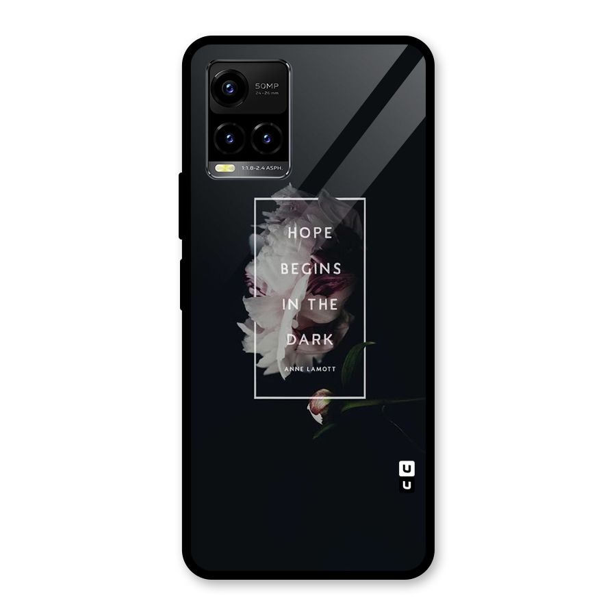 Dark Hope Glass Back Case for Vivo Y21A