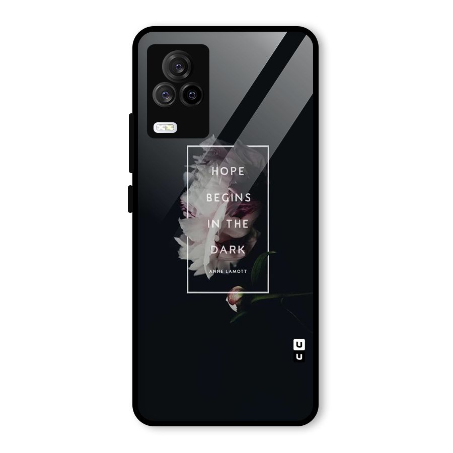 Dark Hope Glass Back Case for Vivo iQOO 7 Legend 5G