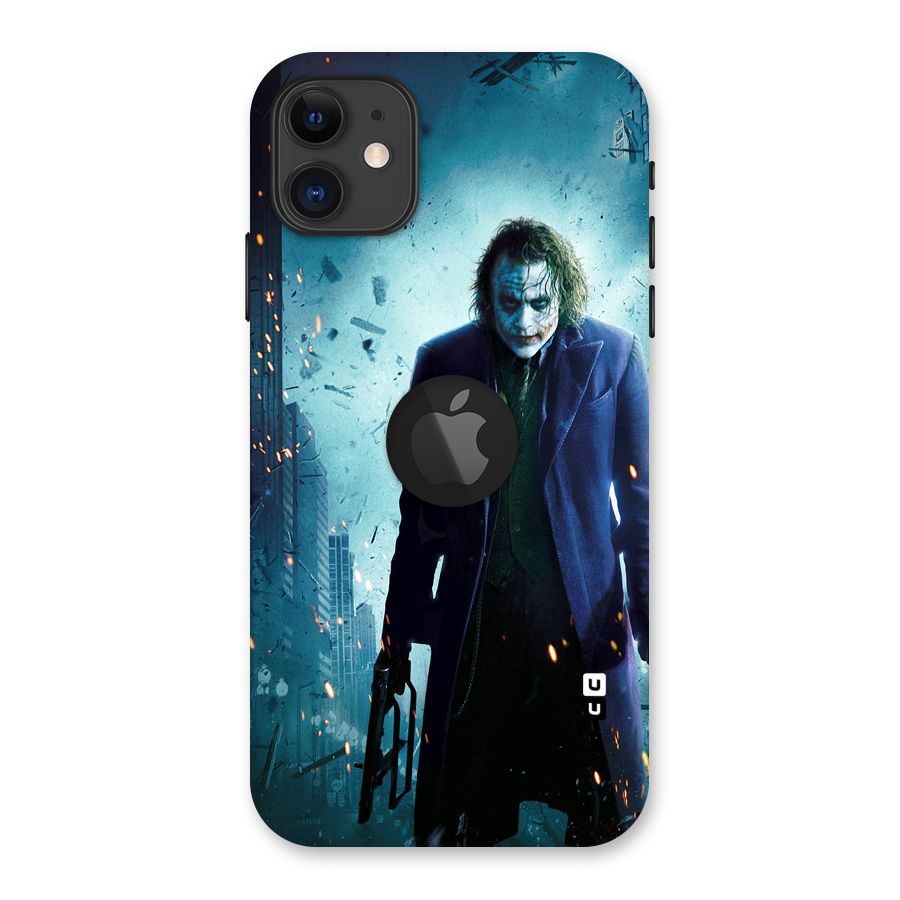 Dark Knight Joker Back Case for iPhone 11 Logo Cut
