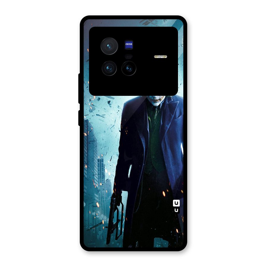 Dark Knight Joker Glass Back Case for Vivo X80