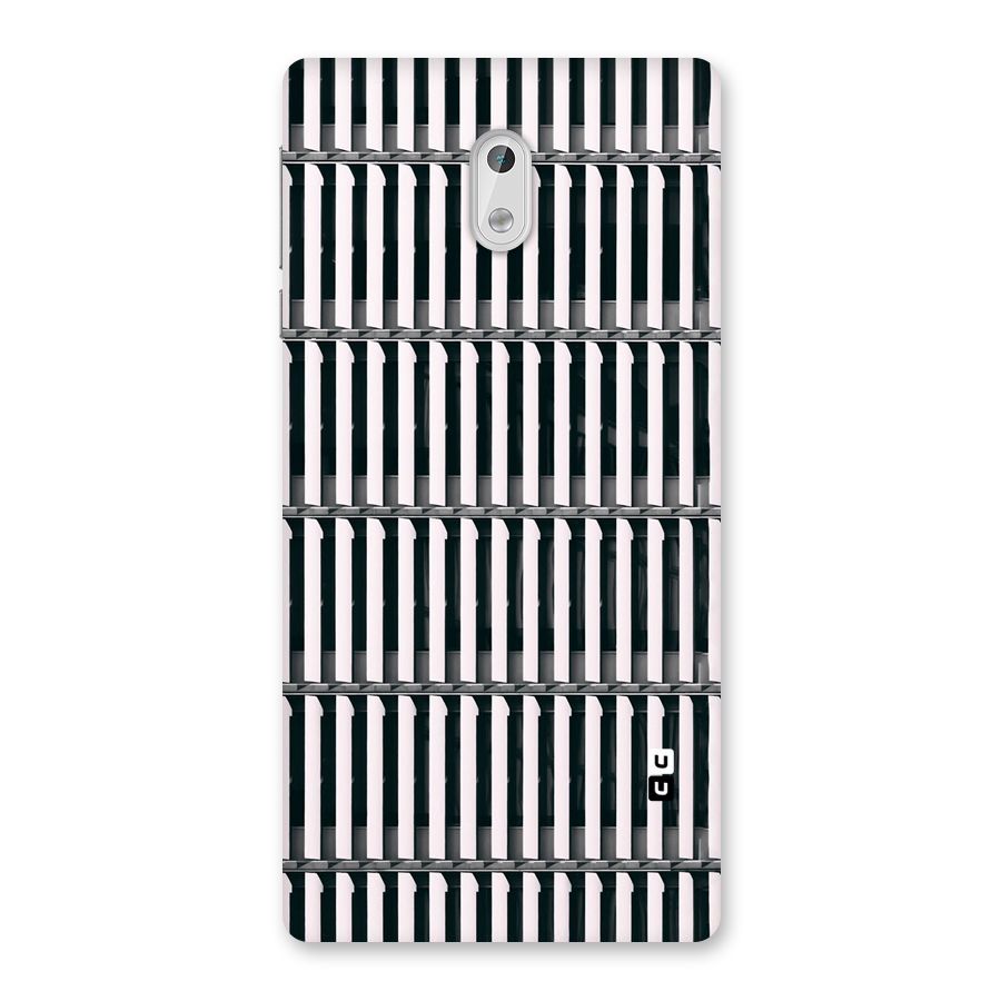 Dark Lines Pattern Back Case for Nokia 3