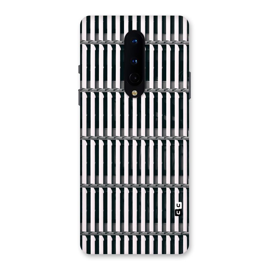 Dark Lines Pattern Back Case for OnePlus 8
