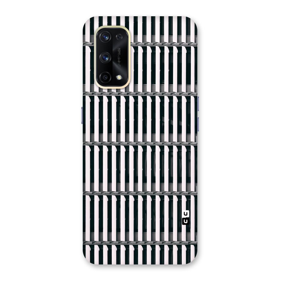 Dark Lines Pattern Glass Back Case for Realme X7 Pro