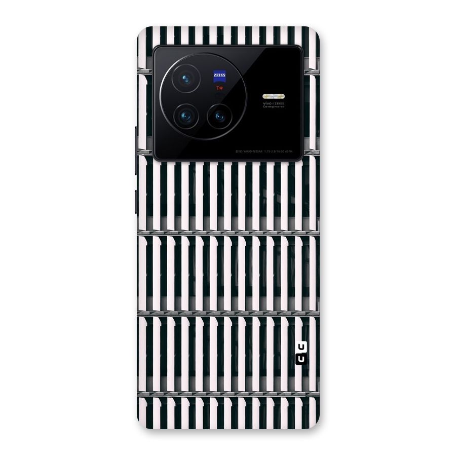 Dark Lines Pattern Back Case for Vivo X80