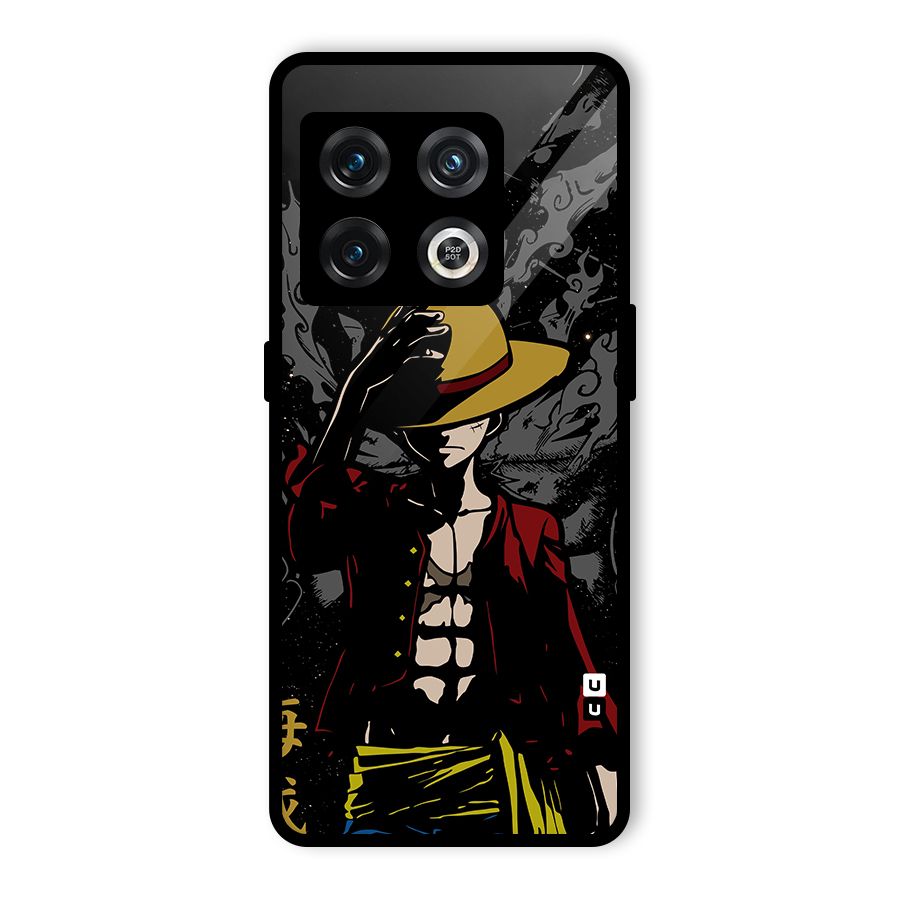 Dark Luffy Art Glass Back Case for OnePlus 10 Pro 5G