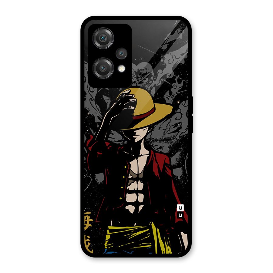 Dark Luffy Art Glass Back Case for OnePlus Nord CE 2 Lite 5G