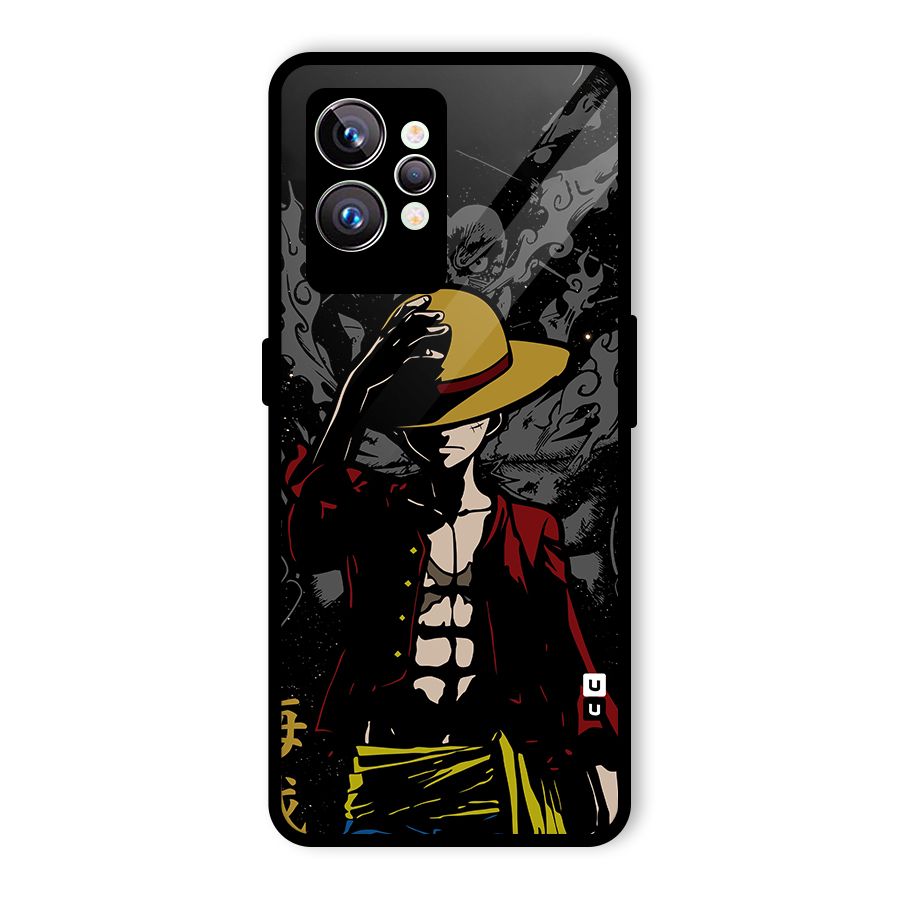 Dark Luffy Art Glass Back Case for Realme GT2 Pro