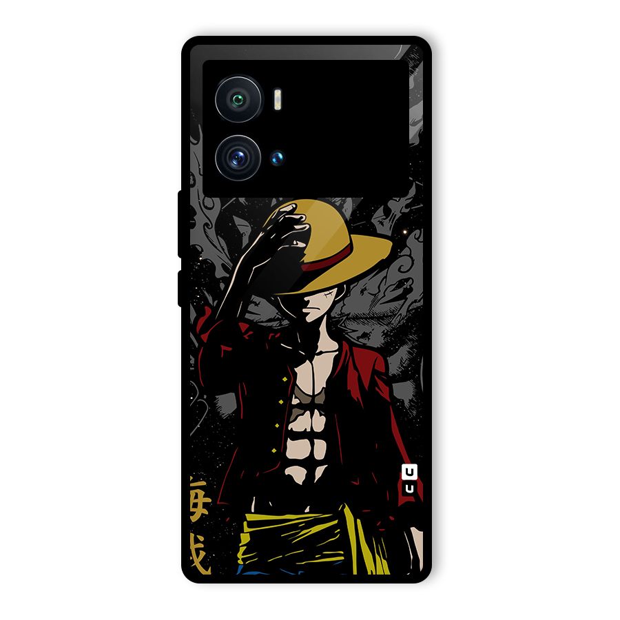 Dark Luffy Art Glass Back Case for Vivo iQOO 9 Pro