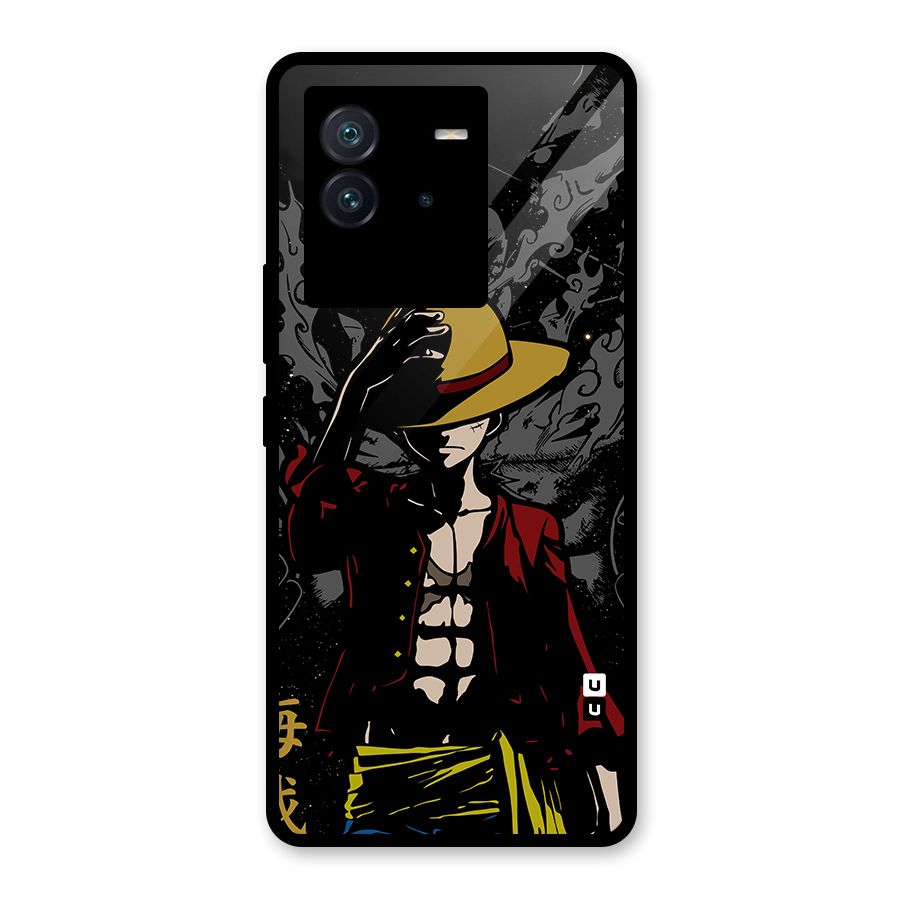 Dark Luffy Art Glass Back Case for Vivo iQOO Neo 6 5G