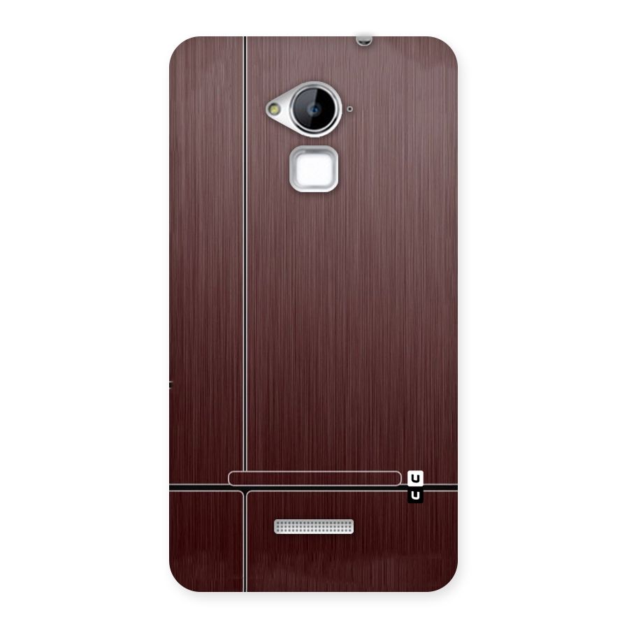 Dark Maroon Classic Design Back Case for Coolpad Note 3