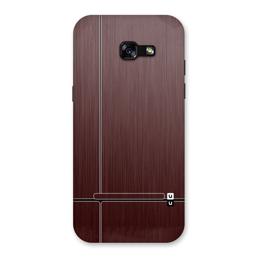 Dark Maroon Classic Design Back Case for Galaxy A5 2017