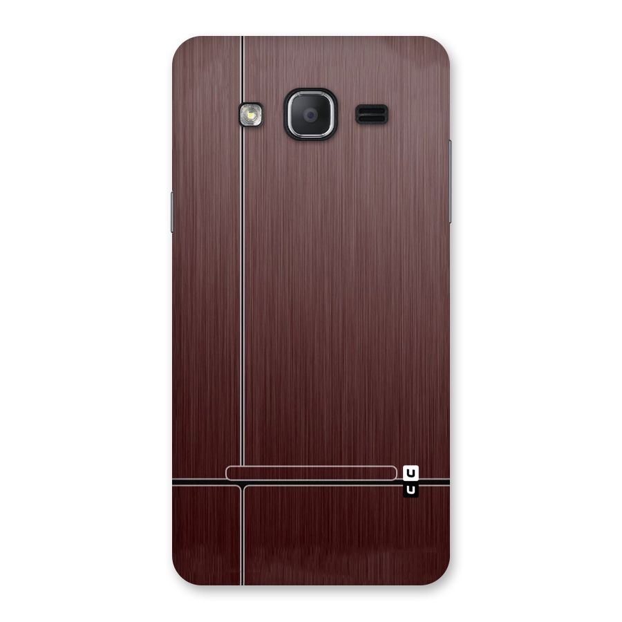 Dark Maroon Classic Design Back Case for Galaxy On7 2015