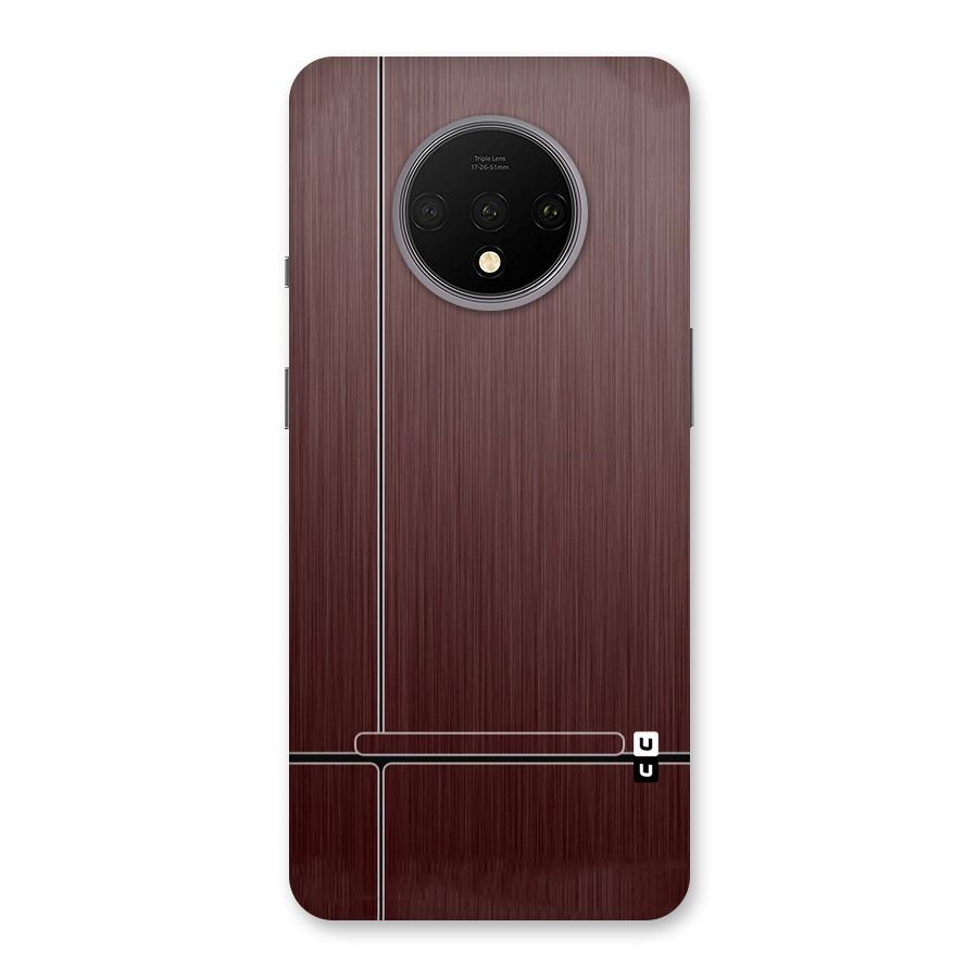 Dark Maroon Classic Design Back Case for OnePlus 7T