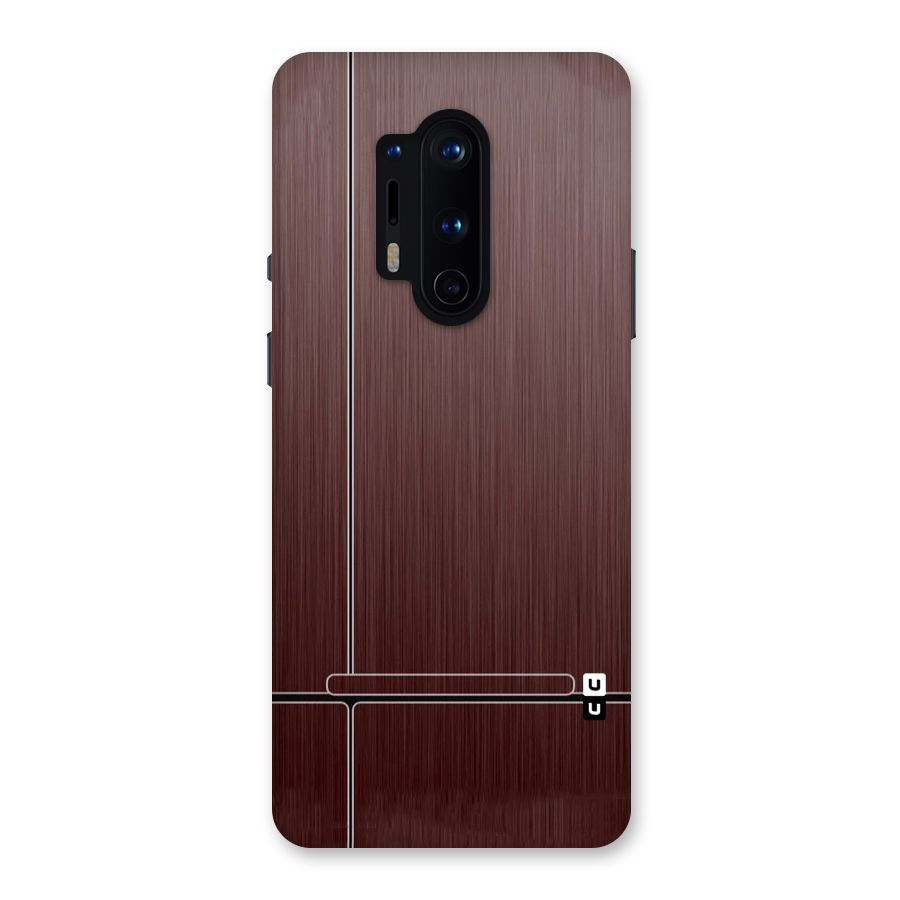 Dark Maroon Classic Design Back Case for OnePlus 8 Pro
