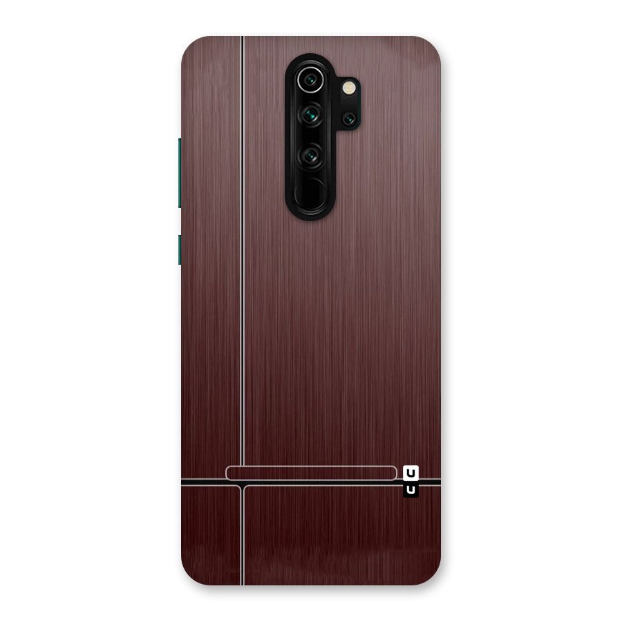 Dark Maroon Classic Design Back Case for Redmi Note 8 Pro