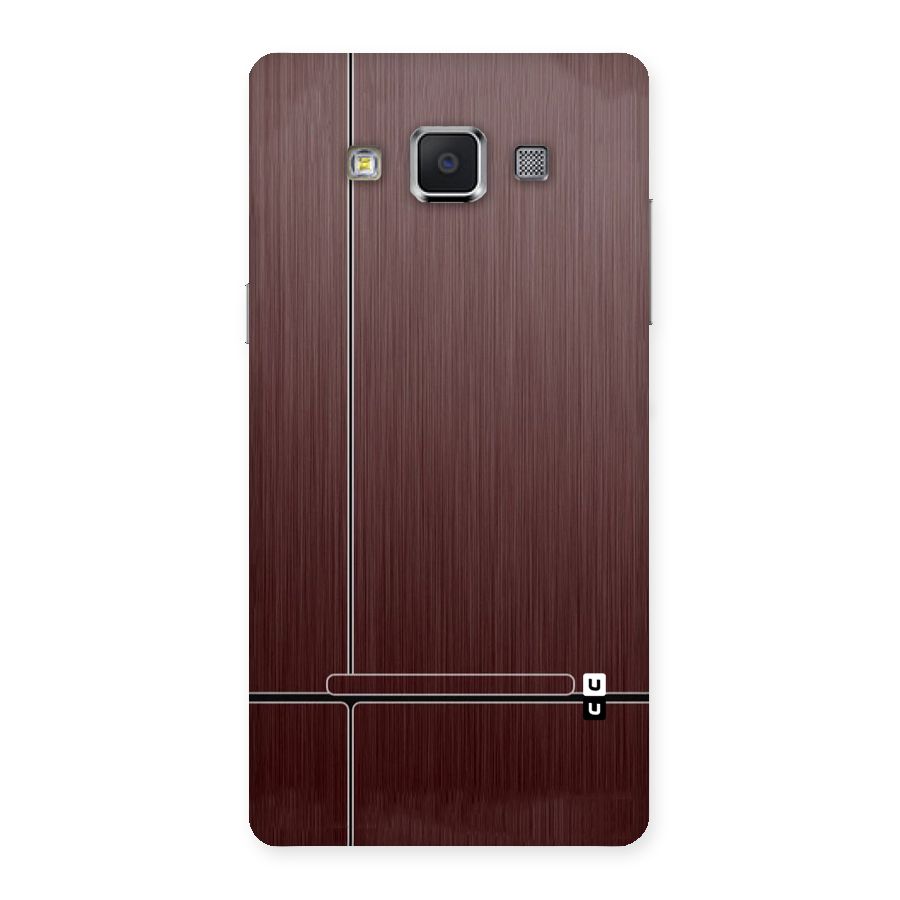 Dark Maroon Classic Design Back Case for Samsung Galaxy A5