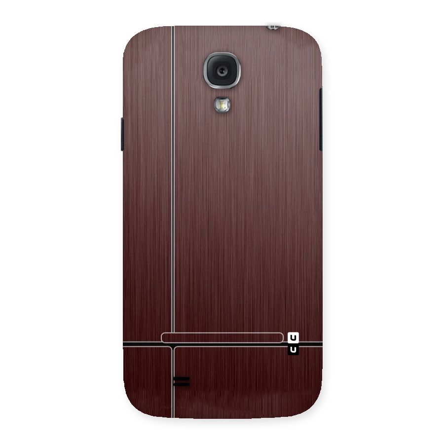 Dark Maroon Classic Design Back Case for Samsung Galaxy S4