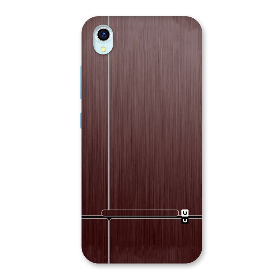 Dark Maroon Classic Design Back Case for Vivo Y1s