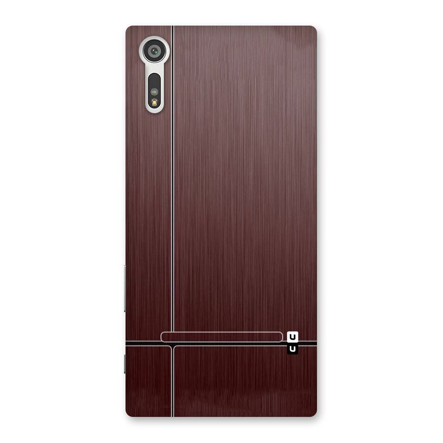 Dark Maroon Classic Design Back Case for Xperia XZ