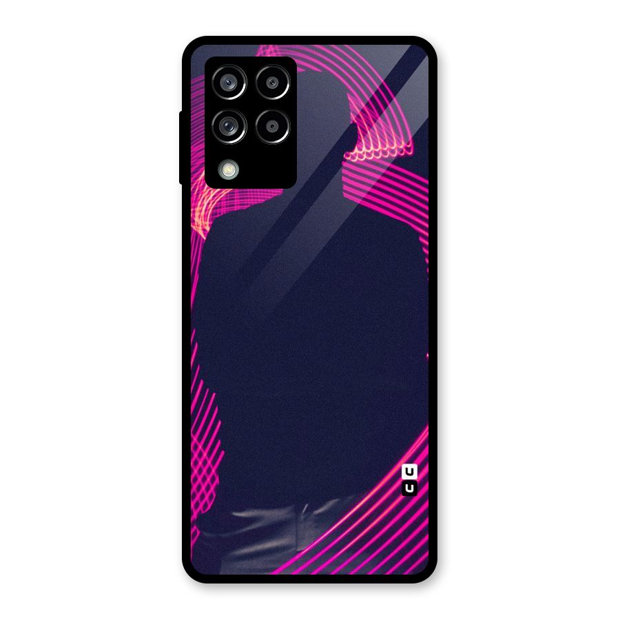 Dark Night DJ Glass Back Case for Galaxy M53 5G
