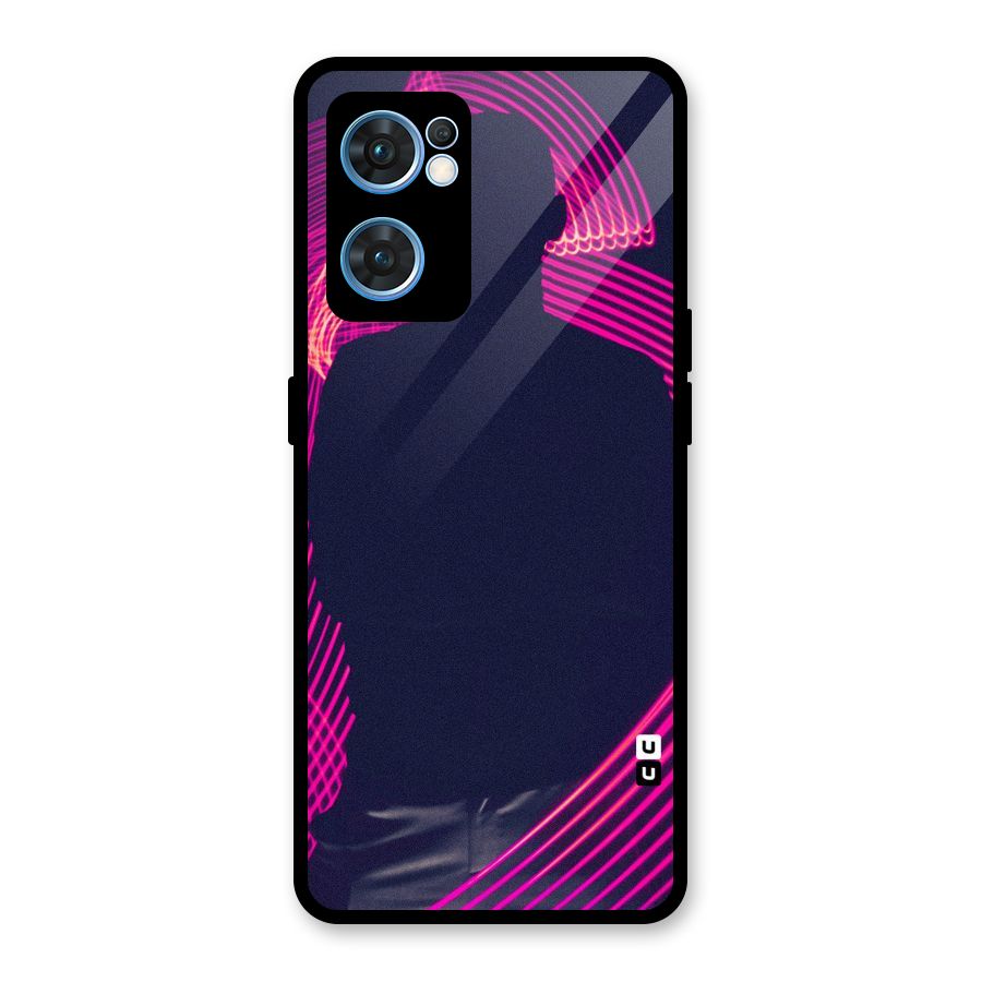 Dark Night DJ Glass Back Case for Oppo Reno7 5G