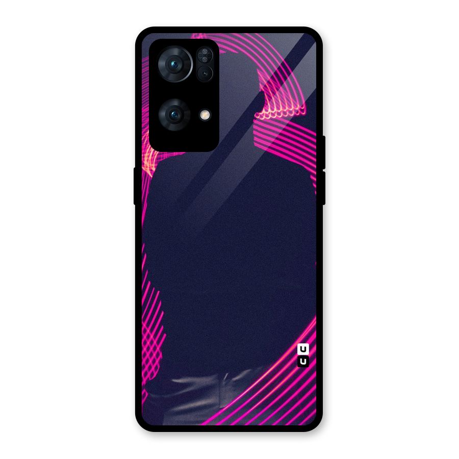 Dark Night DJ Glass Back Case for Oppo Reno7 Pro 5G