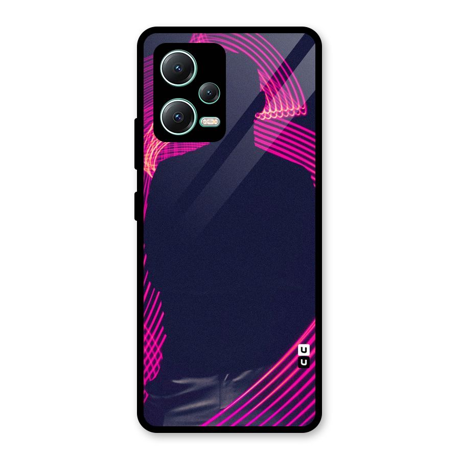 Dark Night DJ Glass Back Case for Redmi Note 12 5G