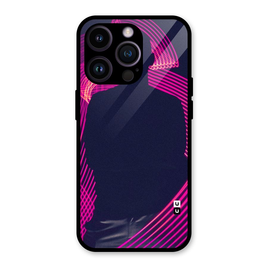 Dark Night DJ Glass Back Case for iPhone 14 Pro