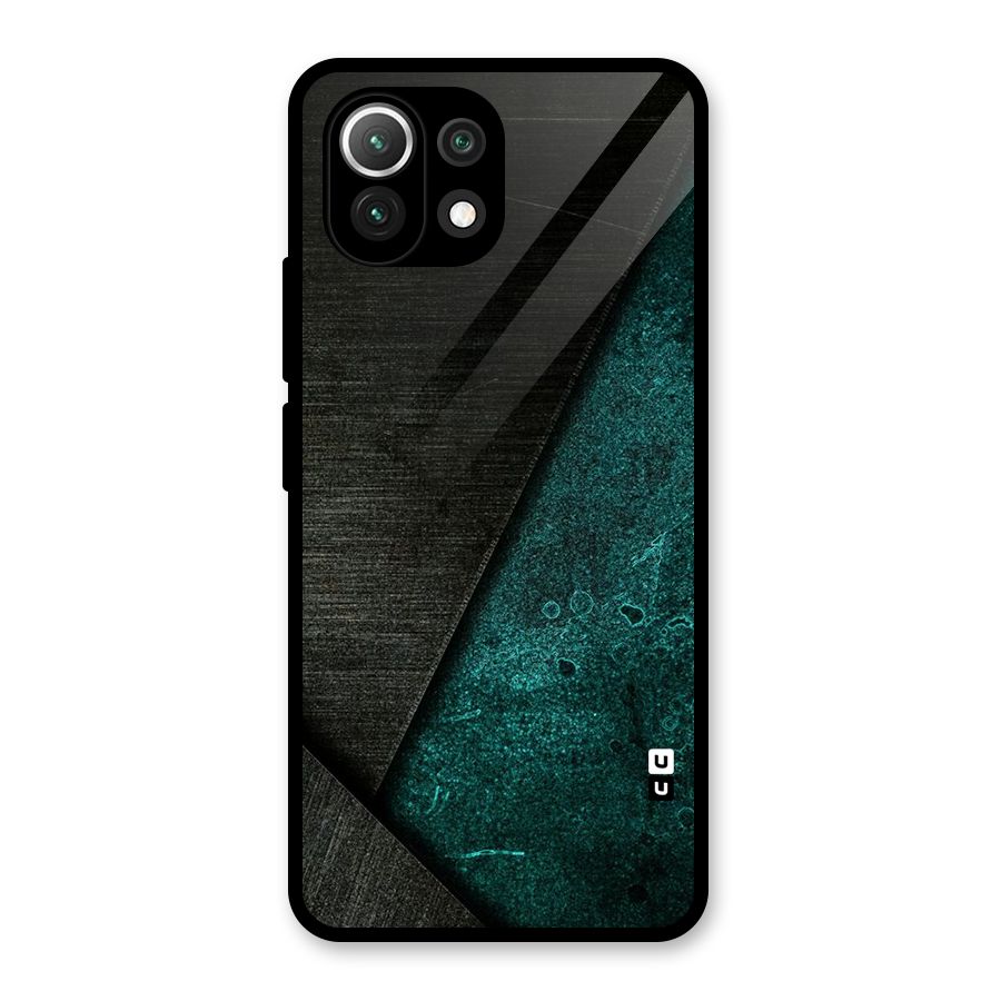 Dark Olive Green Glass Back Case for Mi 11 Lite