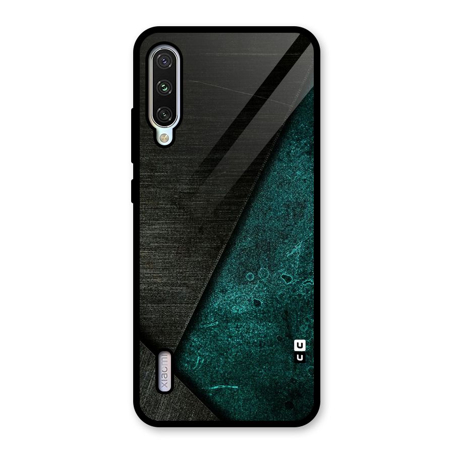 Dark Olive Green Glass Back Case for Mi A3