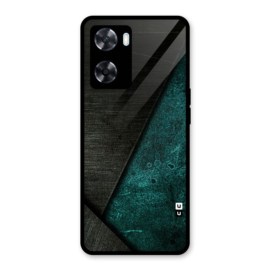 Dark Olive Green Glass Back Case for Oppo A77