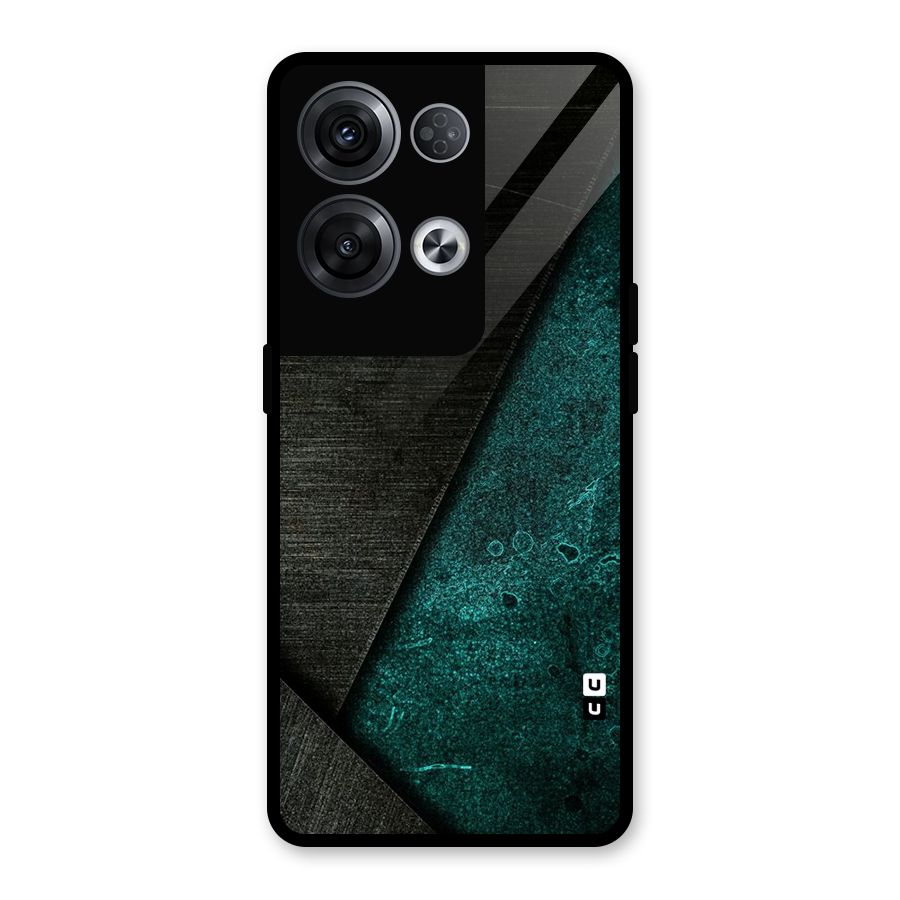 Dark Olive Green Glass Back Case for Oppo Reno8 Pro 5G