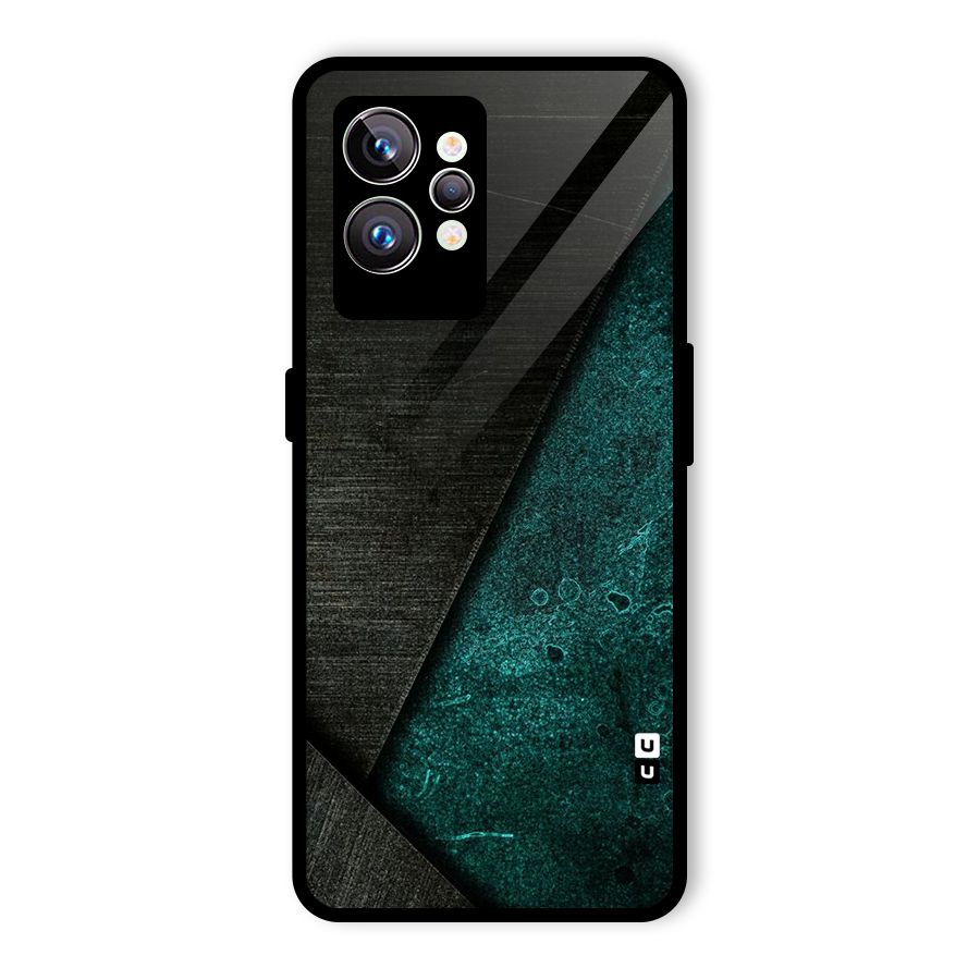 Dark Olive Green Glass Back Case for Realme GT2 Pro