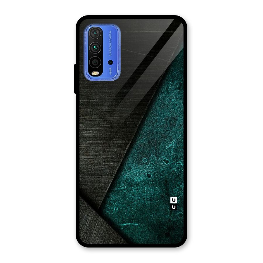 Dark Olive Green Glass Back Case for Redmi 9 Power
